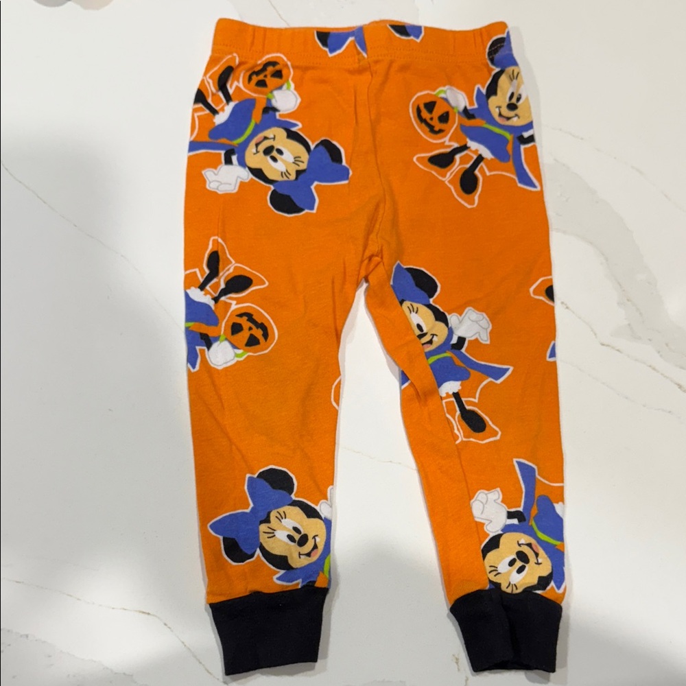 Disney Minnie Mouse Pumpkin Halloween Pajama Set - Picture 5 of 6